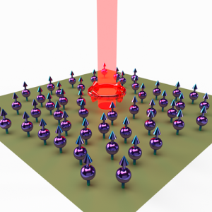 Optically controlled 2D semiconductor image